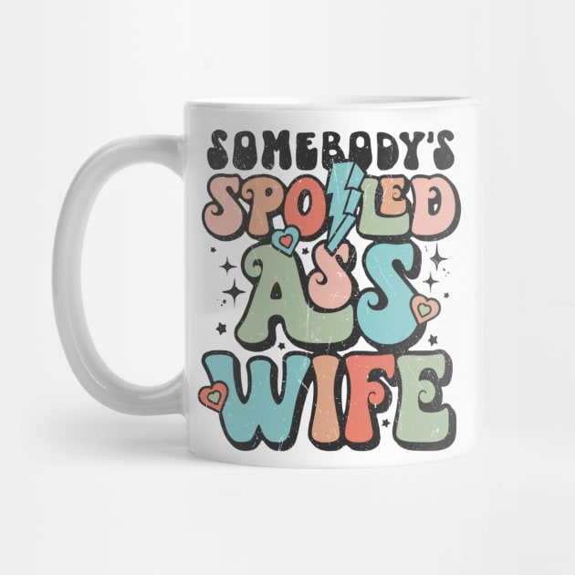 Funky Retro Spoiled Wife, Vintage Inspired, Fun by David white